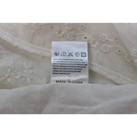 Metwo women's Victorian Gunne Sax style embroidered blouse L‎ - Picture 8 of 11